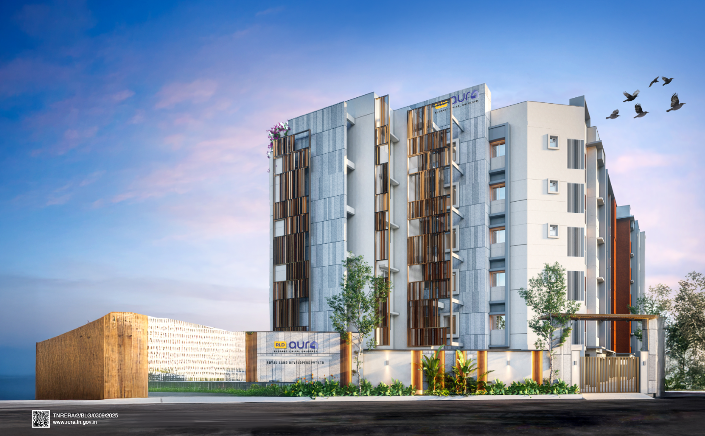 RLD Aura building exterior