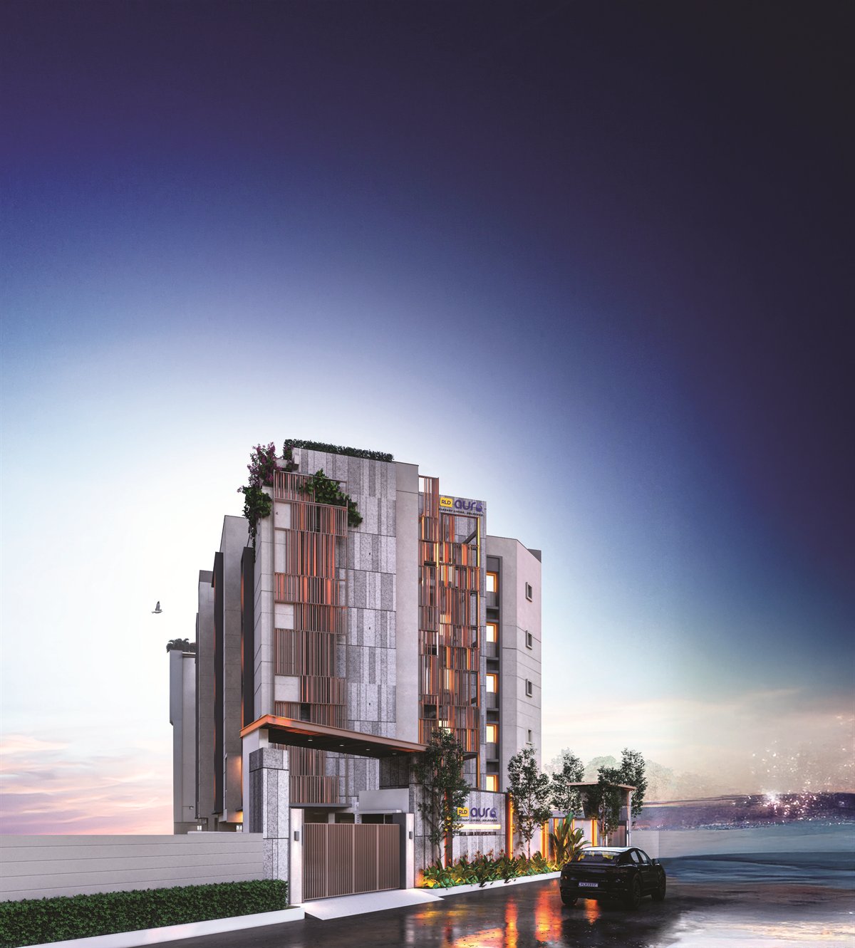 RLD Aura — building exterior view